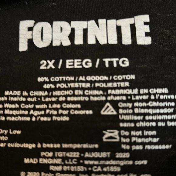 XXL long sleeved Fortnite t-shirt - Picture 5 of 5